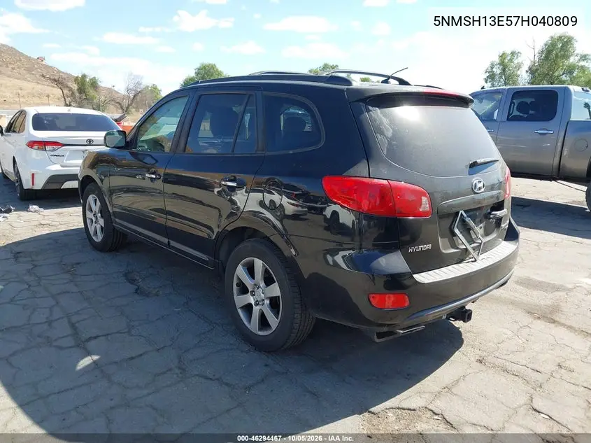 2007 HYUNDAI SANTA FE VIN 5NMSH13E57H040809 — фото 4