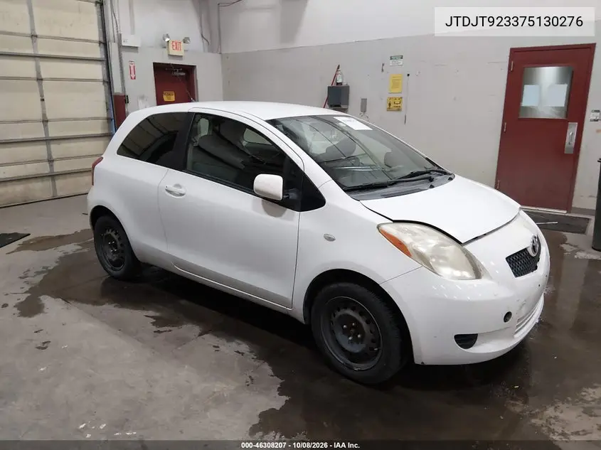 TOYOTA YARIS 2007, VIN JTDJT923375130276