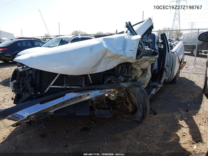 2007 CHEVROLET SILVERADO VIN 1GCEC19Z27Z198767 — фото 2