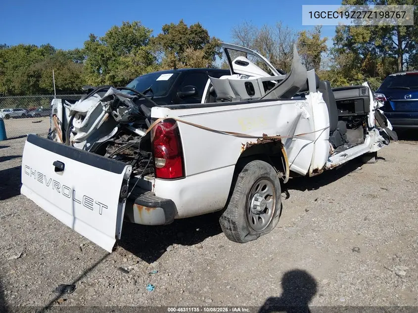 2007 CHEVROLET SILVERADO VIN 1GCEC19Z27Z198767 — фото 4