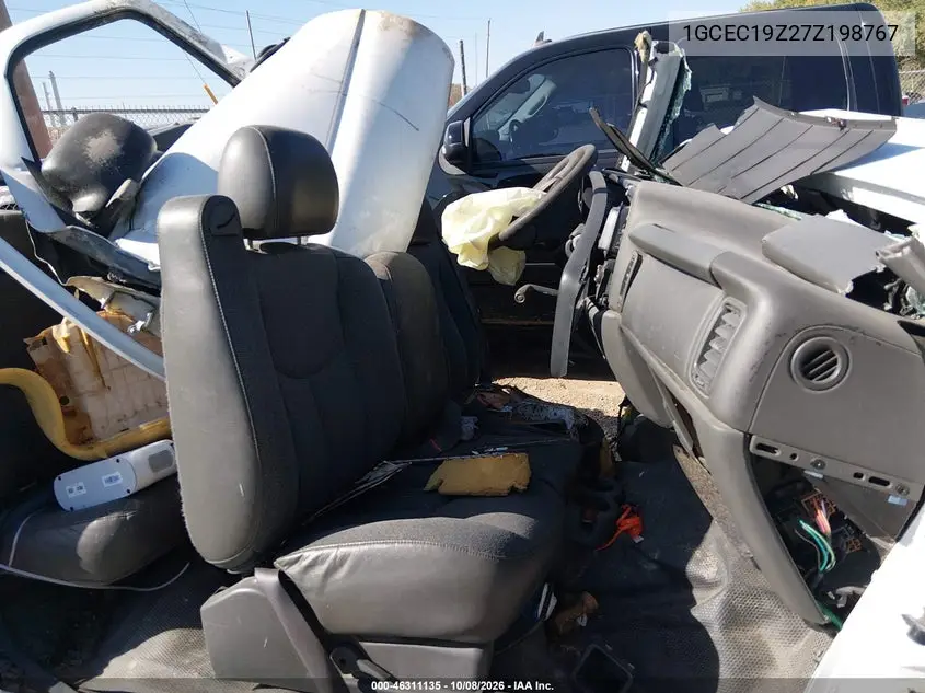 2007 CHEVROLET SILVERADO VIN 1GCEC19Z27Z198767 — фото 5