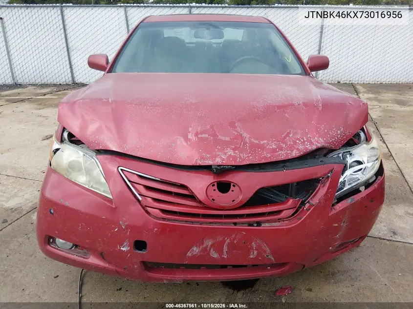 2007 TOYOTA CAMRY VIN JTNBK46KX73016956 — фото 6