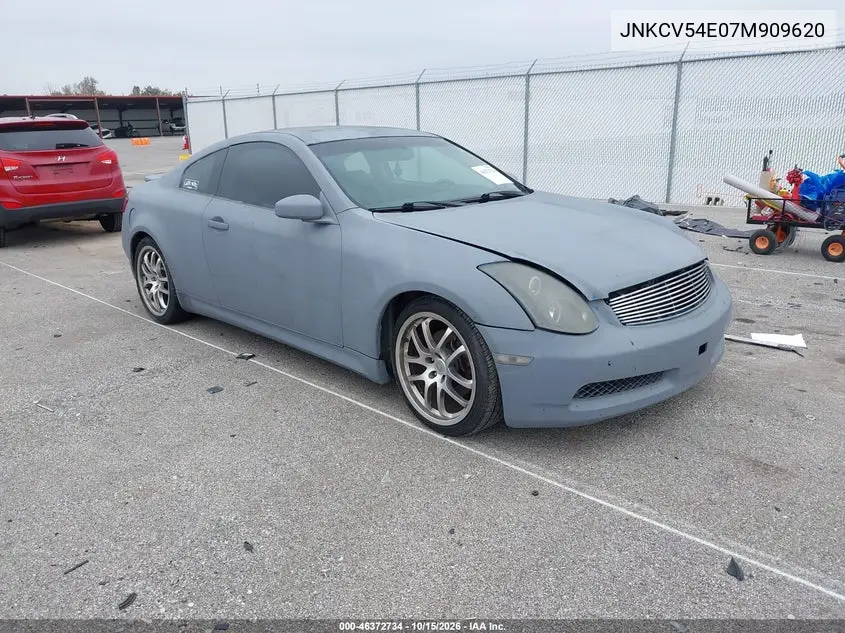 INFINITI G 2007, VIN JNKCV54E07M909620