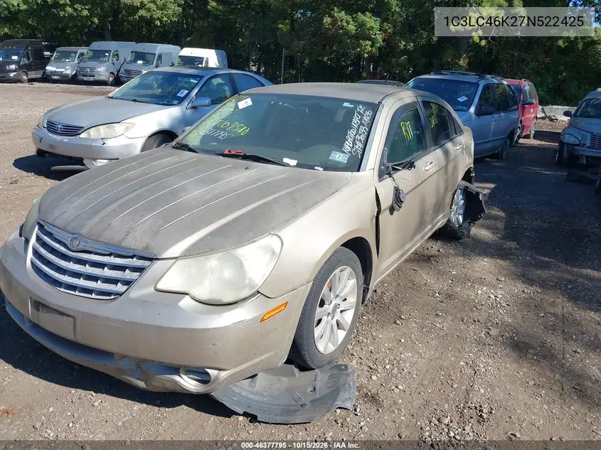 2007 CHRYSLER SEBRING VIN 1C3LC46K27N522425 — фото 2