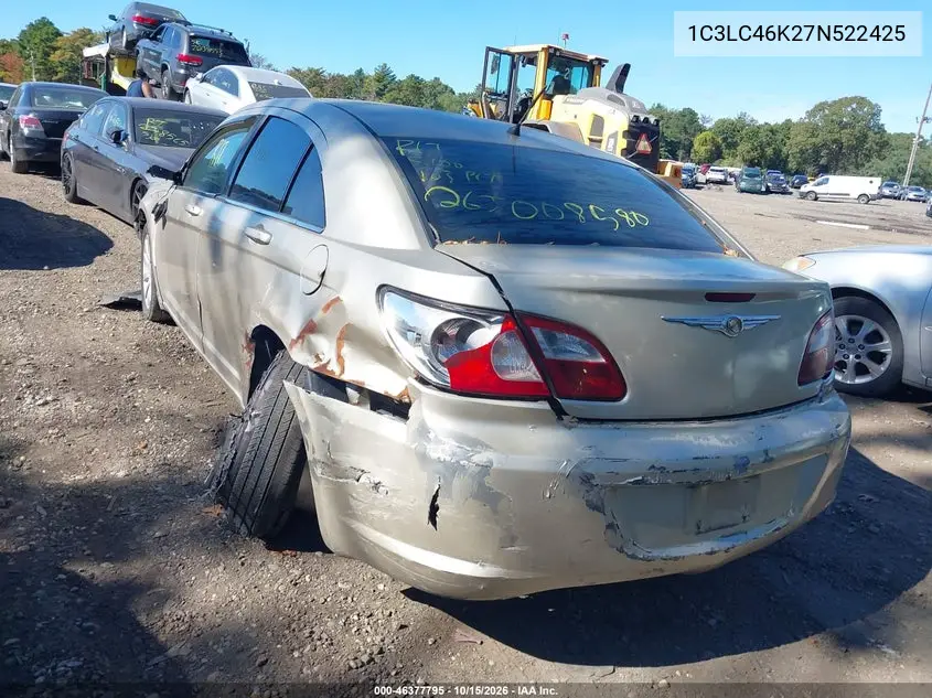 2007 CHRYSLER SEBRING VIN 1C3LC46K27N522425 — фото 3