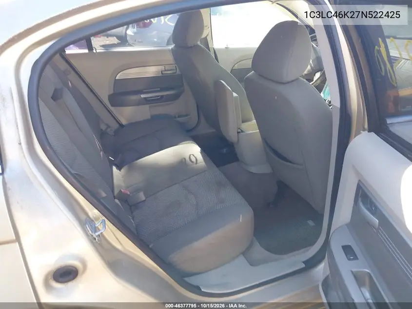 2007 CHRYSLER SEBRING VIN 1C3LC46K27N522425 — фото 8