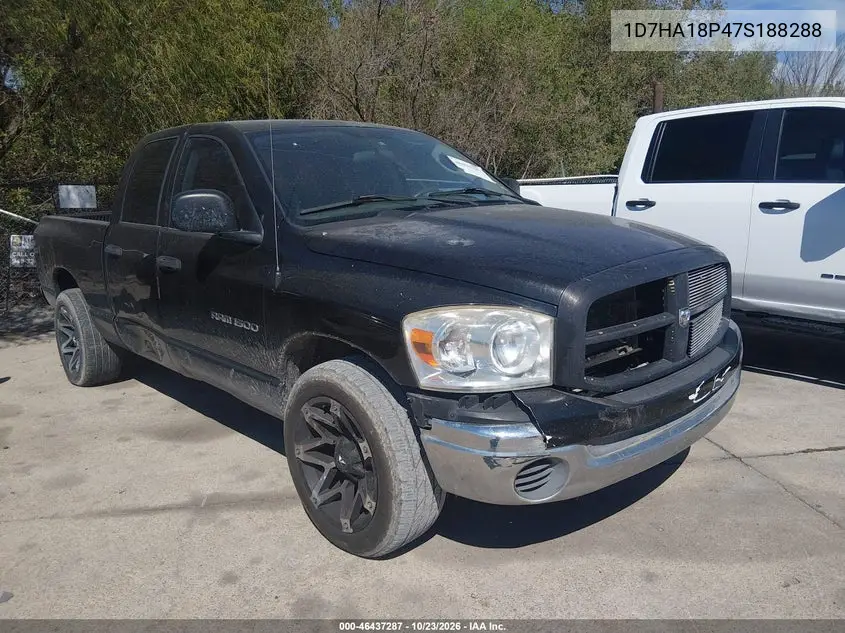 DODGE RAM 2007, VIN 1D7HA18P47S188288