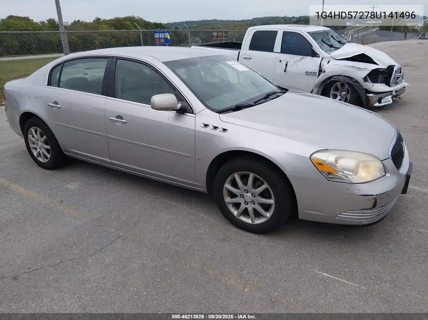 BUICK LUCERNE 2008, VIN 1G4HD57278U141496