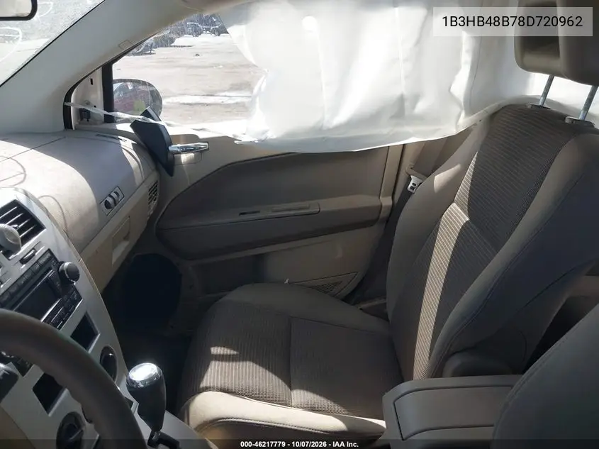 2008 DODGE CALIBER VIN 1B3HB48B78D720962 — фото 5