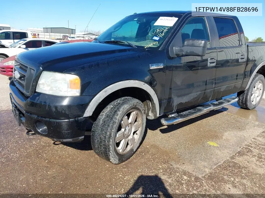 2008 FORD F-150 VIN 1FTPW14V88FB28696 — фото 2