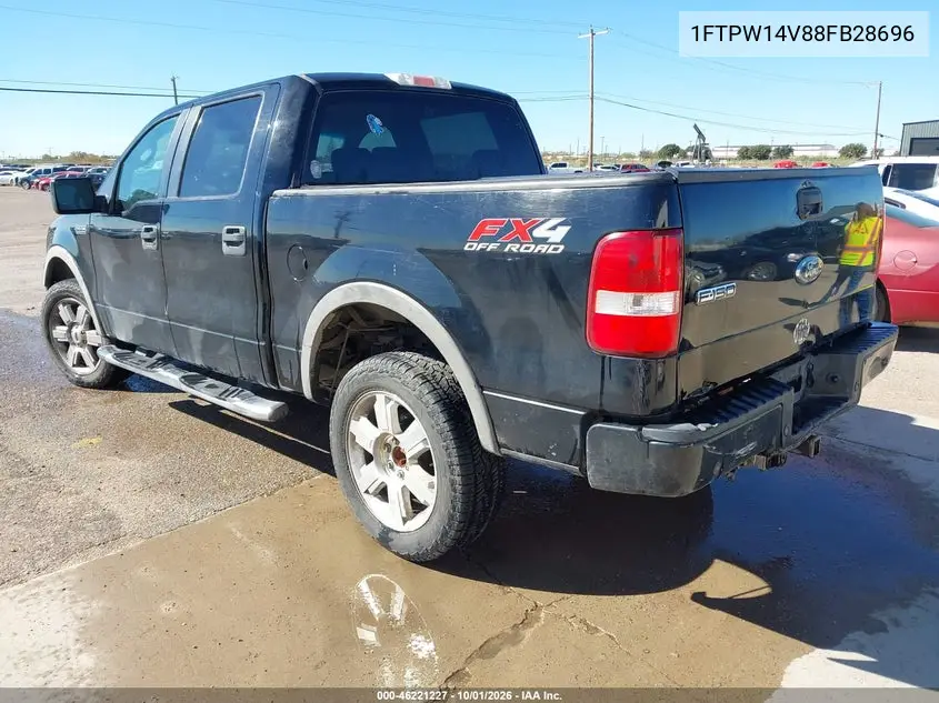 2008 FORD F-150 VIN 1FTPW14V88FB28696 — фото 3