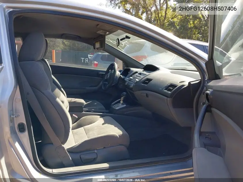 2008 HONDA CIVIC VIN 2HGFG12608H507406 — фото 5