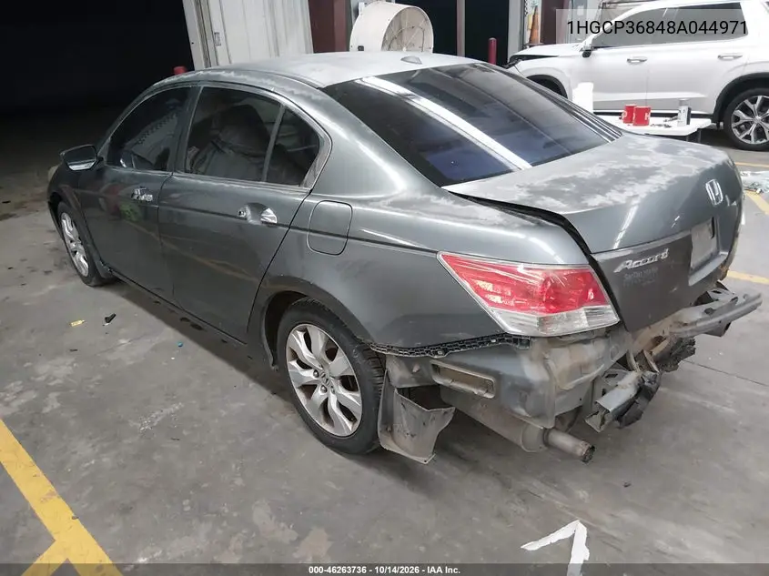 2008 HONDA ACCORD VIN 1HGCP36848A044971 — фото 3
