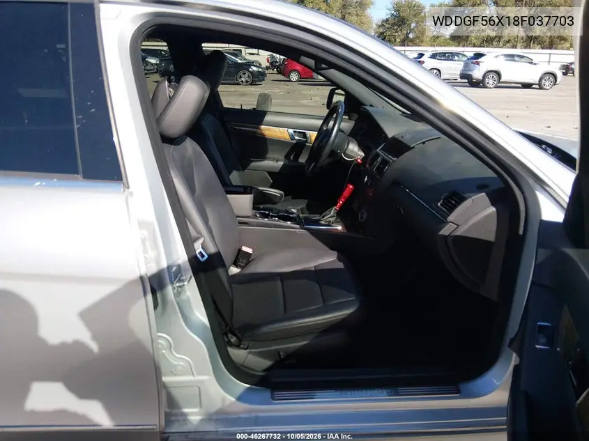 2008 MERCEDES C-KLASSE VIN WDDGF56X18F037703 — фото 5