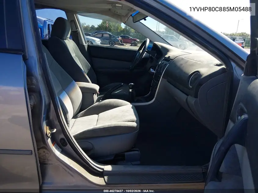 2008 MAZDA 6 VIN 1YVHP80C885M05488 — фото 5
