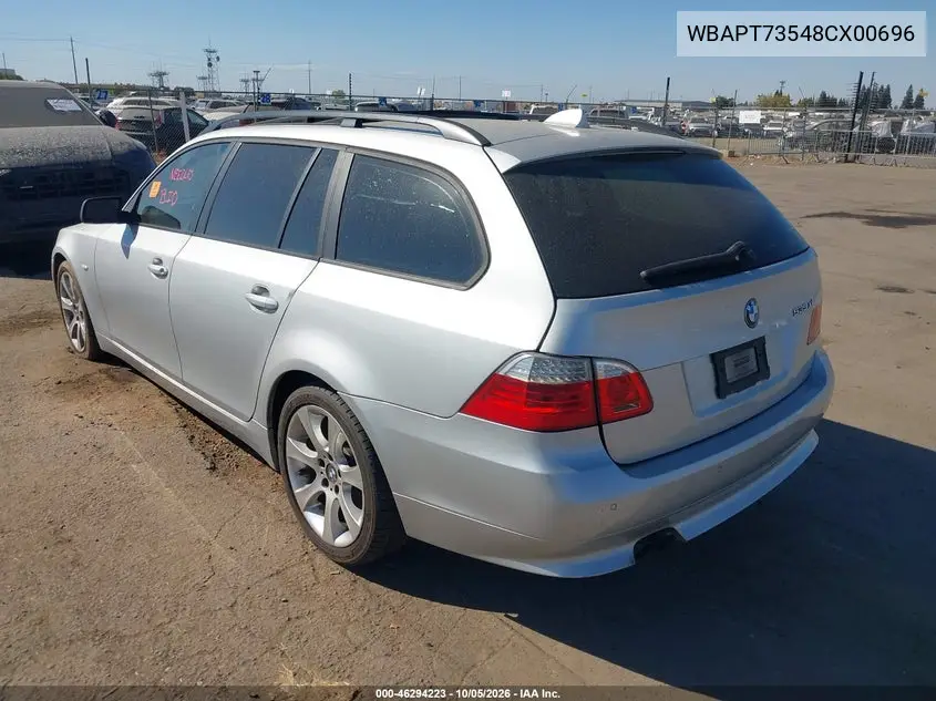 2008 BMW 5ER VIN WBAPT73548CX00696 — фото 3