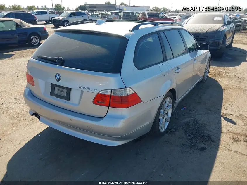 2008 BMW 5ER VIN WBAPT73548CX00696 — фото 4