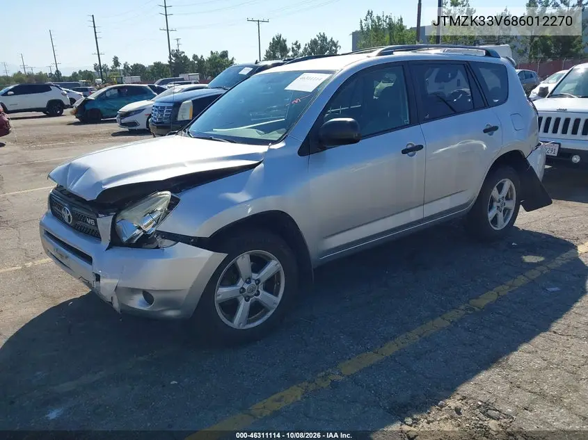 2008 TOYOTA RAV 4 VIN JTMZK33V686012270 — фото 2