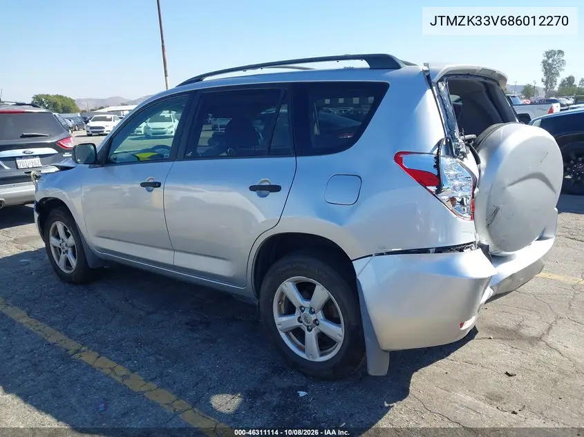 2008 TOYOTA RAV 4 VIN JTMZK33V686012270 — фото 3