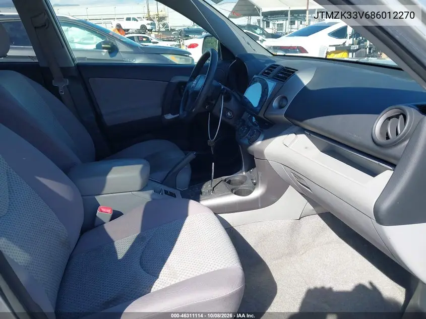 2008 TOYOTA RAV 4 VIN JTMZK33V686012270 — фото 5