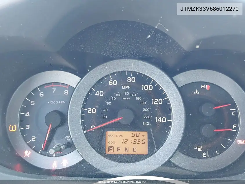 2008 TOYOTA RAV 4 VIN JTMZK33V686012270 — фото 7
