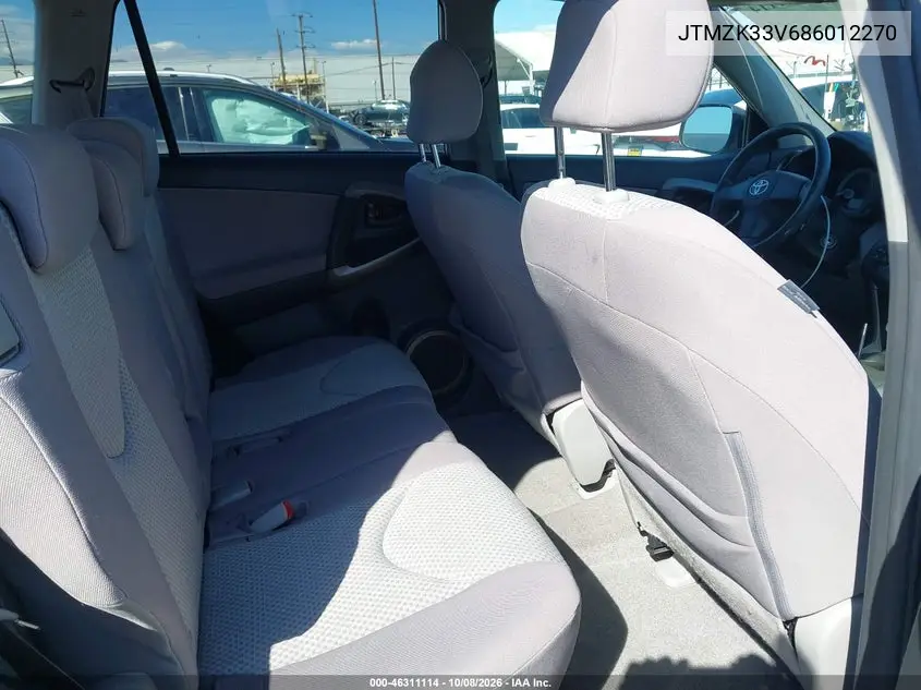 2008 TOYOTA RAV 4 VIN JTMZK33V686012270 — фото 8