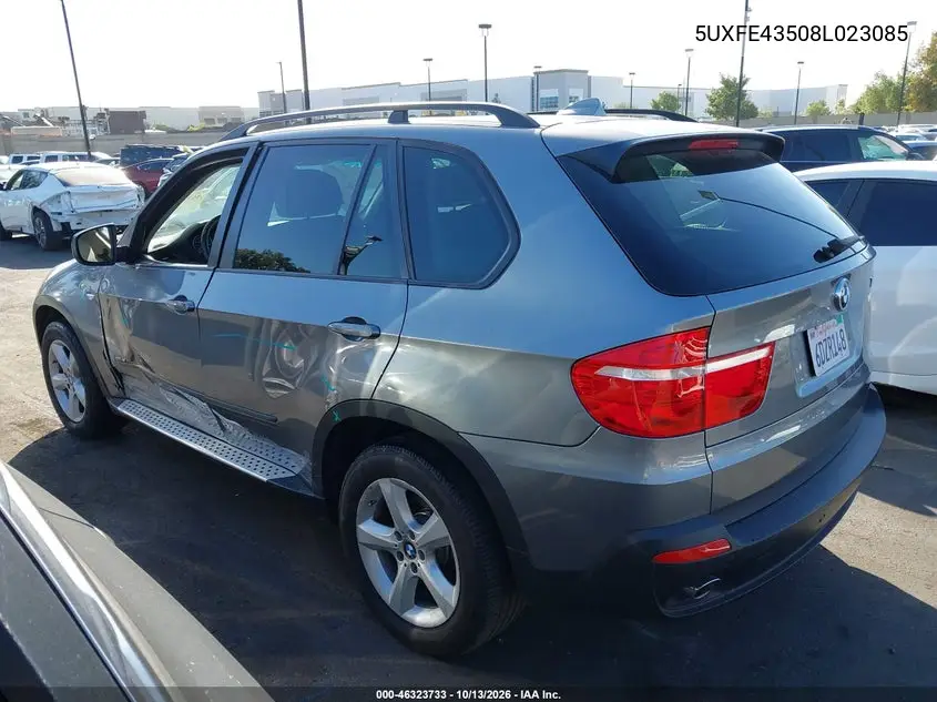 2008 BMW X5 VIN 5UXFE43508L023085 — фото 3
