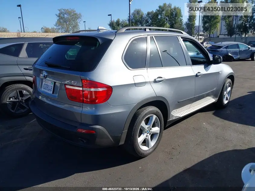 2008 BMW X5 VIN 5UXFE43508L023085 — фото 4