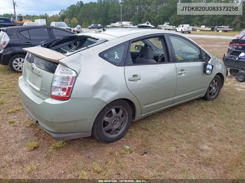2008 TOYOTA PRIUS VIN JTDKB20U083373258 — фото 4