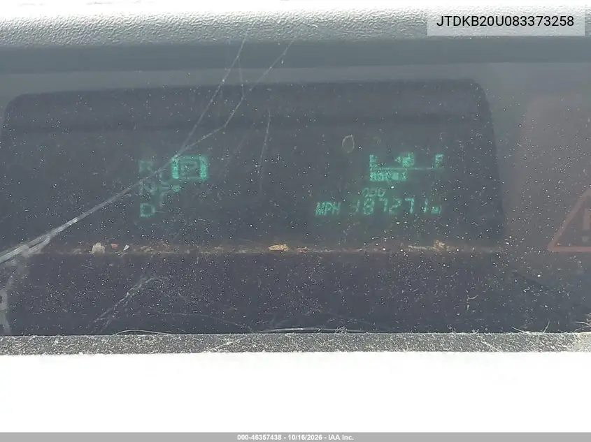 2008 TOYOTA PRIUS VIN JTDKB20U083373258 — фото 7