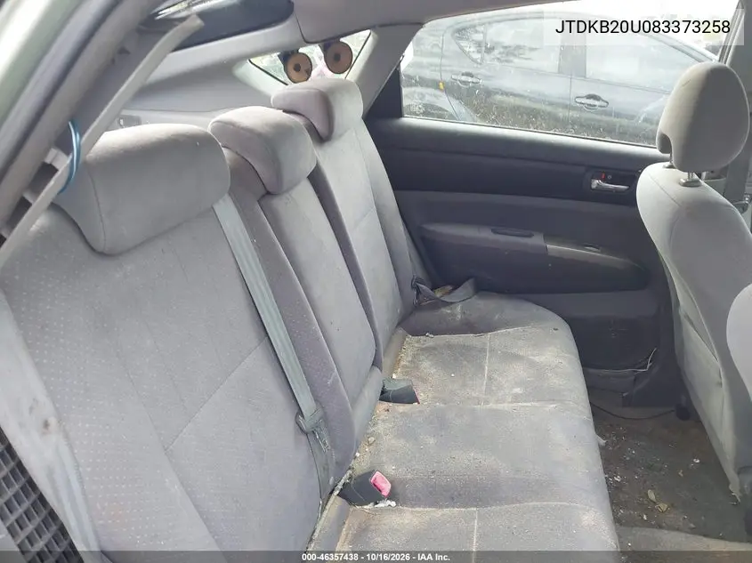 2008 TOYOTA PRIUS VIN JTDKB20U083373258 — фото 8