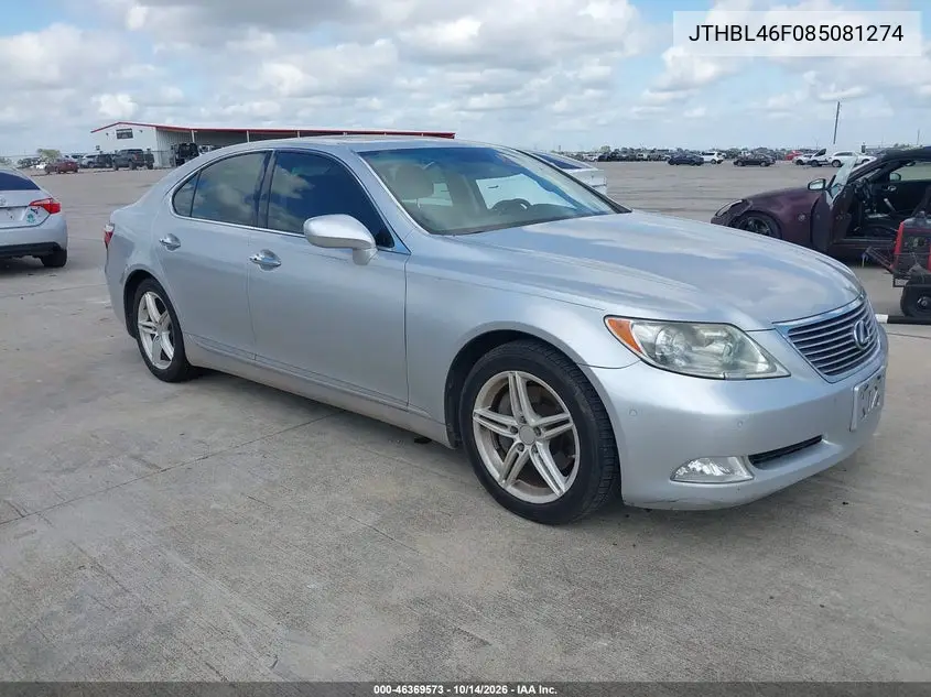 LEXUS LS 2008, VIN JTHBL46F085081274