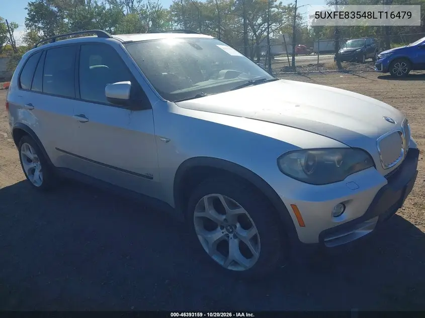 BMW X5 2008, VIN 5UXFE83548L164796