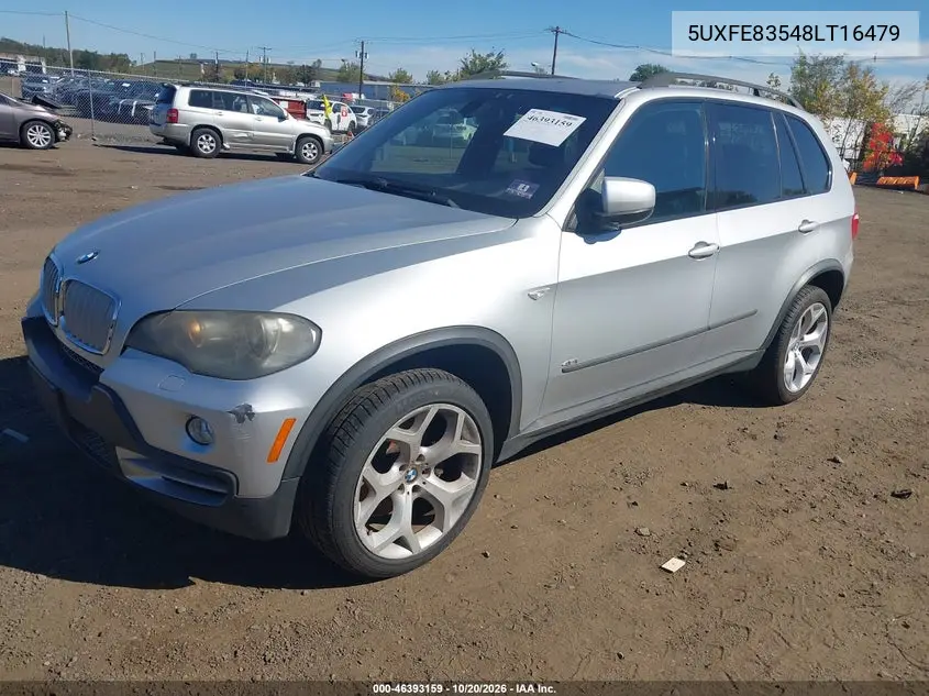 2008 BMW X5 VIN 5UXFE83548L164796 — фото 2