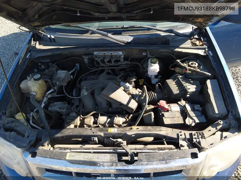 2008 FORD ESCAPE VIN 1FMCU93188KB98798 — фото 10