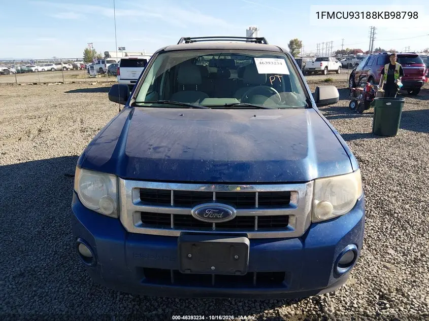 2008 FORD ESCAPE VIN 1FMCU93188KB98798 — фото 6