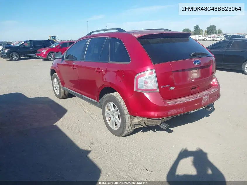 2008 FORD EDGE VIN 2FMDK48C48BB23064 — фото 3