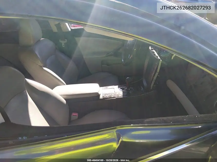 2008 LEXUS IS VIN JTHCK262682027293 — фото 5