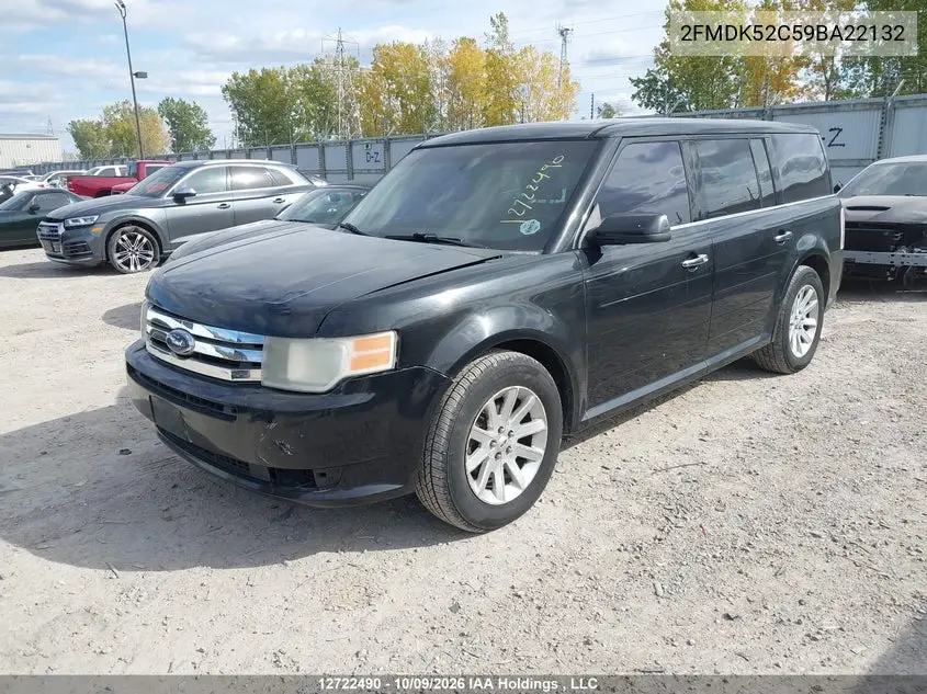 2009 FORD FLEX VIN 2FMDK52C59BA22132 — фото 2