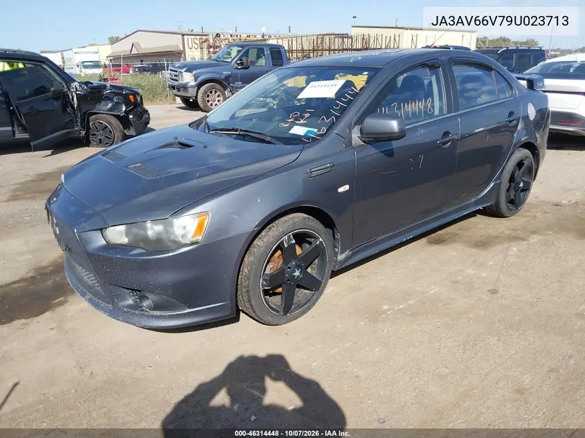 2009 MITSUBISHI LANCER VIN JA3AV66V79U023713 — фото 2