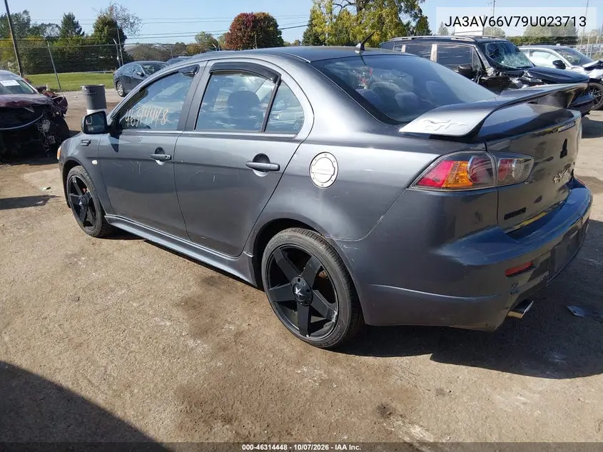 2009 MITSUBISHI LANCER VIN JA3AV66V79U023713 — фото 3