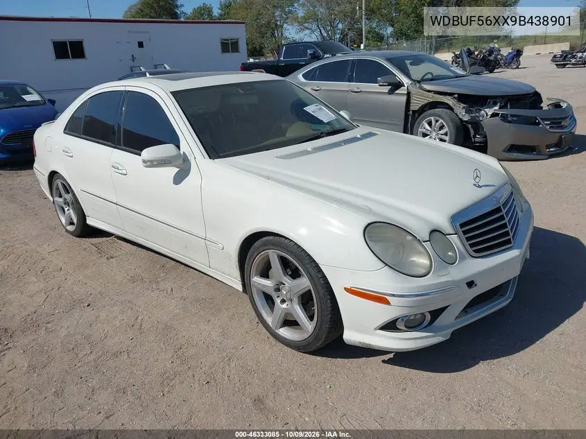 MERCEDES E-KLASSE 2009, VIN WDBUF56XX9B438901