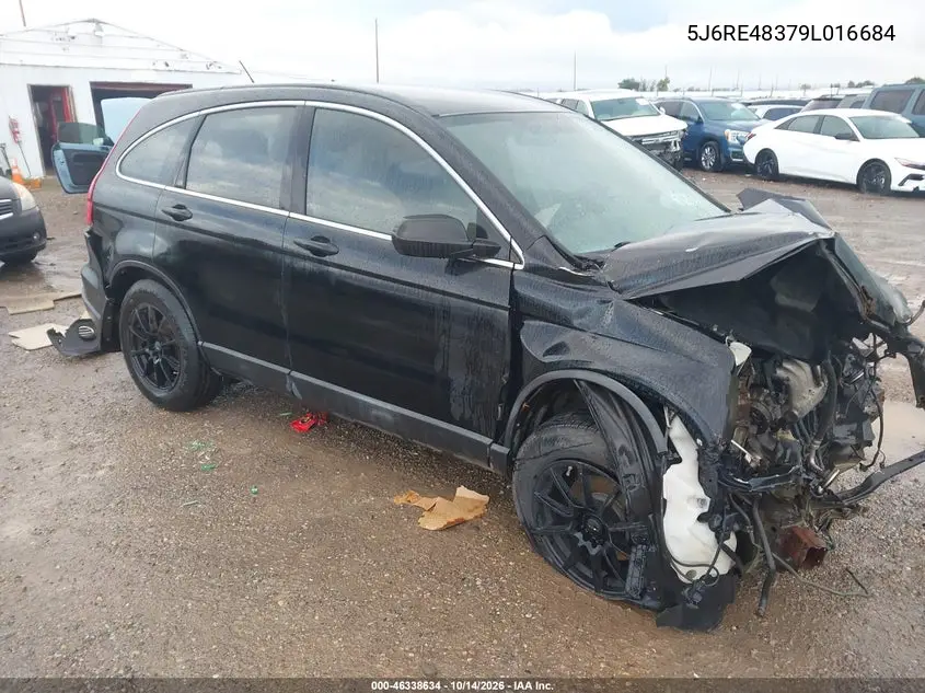 HONDA CR-V 2009, VIN 5J6RE48379L016684