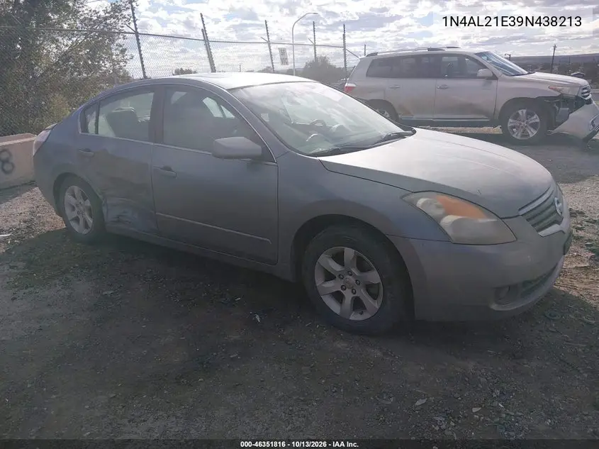 NISSAN ALTIMA 2009, VIN 1N4AL21E39N438213