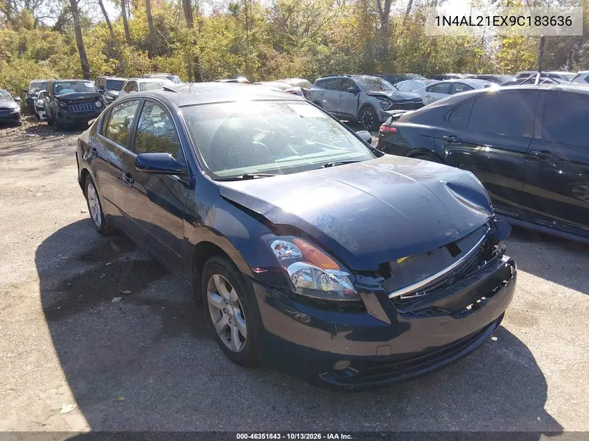 NISSAN ALTIMA 2009, VIN 1N4AL21EX9C183636