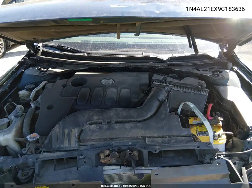2009 NISSAN ALTIMA VIN 1N4AL21EX9C183636 — фото 10