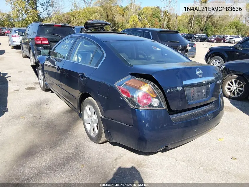 2009 NISSAN ALTIMA VIN 1N4AL21EX9C183636 — фото 3