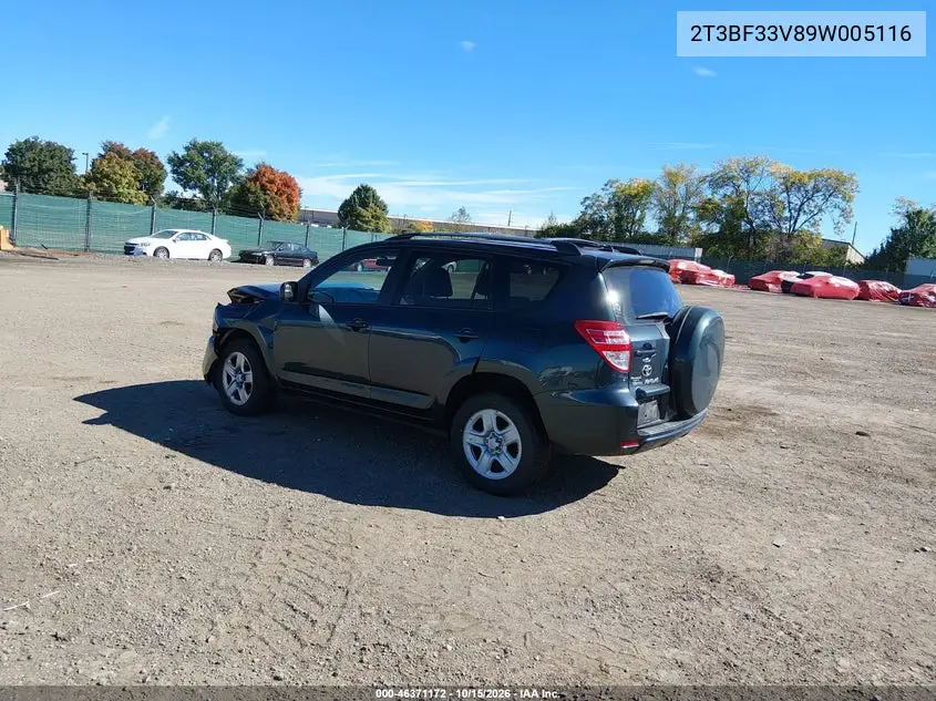 2009 TOYOTA RAV 4 VIN 2T3BF33V89W005116 — фото 3