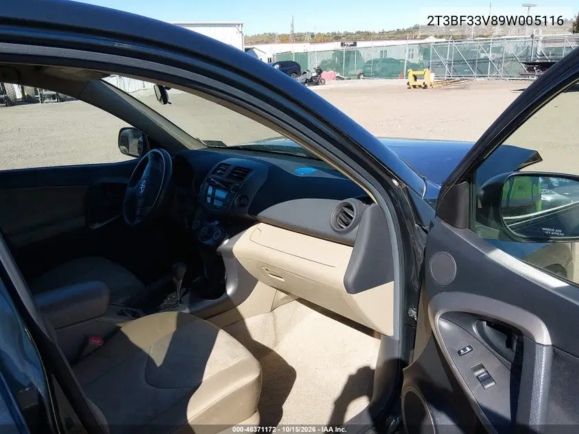 2009 TOYOTA RAV 4 VIN 2T3BF33V89W005116 — фото 5
