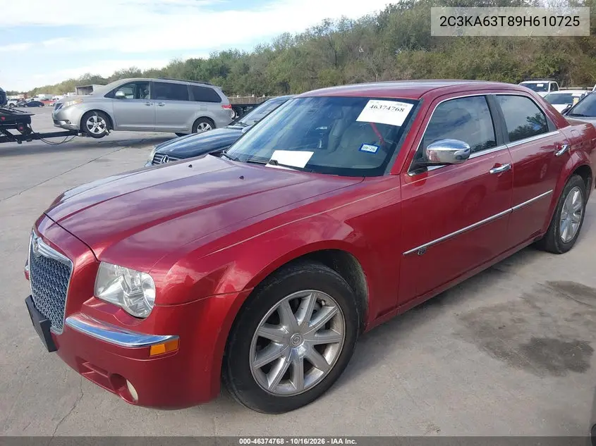 2009 CHRYSLER 300C VIN 2C3KA63T89H610725 — фото 2